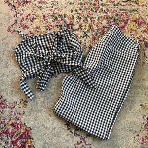 Amazon Gingham Matching Set